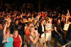 Die Sportlerpartyband im Atrium